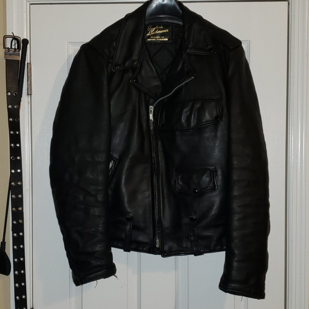 Men's leather jacket